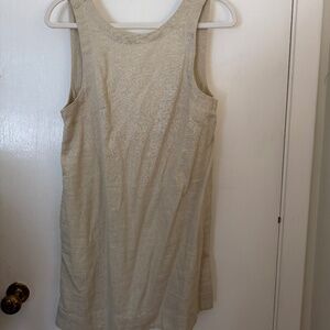Free People “Full of Sunshine” linen mini dress